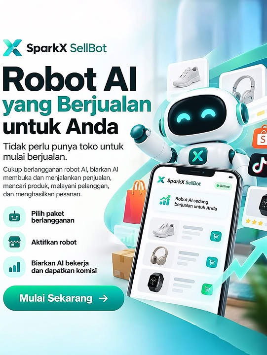 SparkX SellBot - Robot AI yang Berjualan untuk Anda